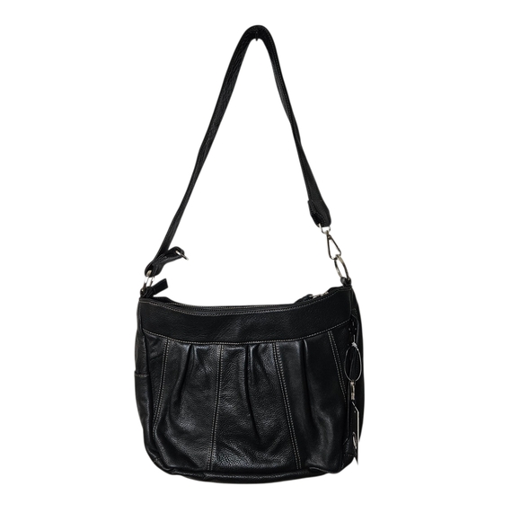 Coronado Leather Concealed Carry Black Shoulder Bag With Keys - Picture 1 of 12